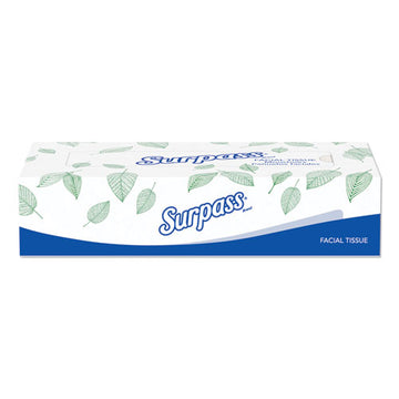 Surpass® Facial Tissue For Business, 2-ply, White,125 Sheets-box, 60 Boxes-carton freeshipping - TVN Wholesale